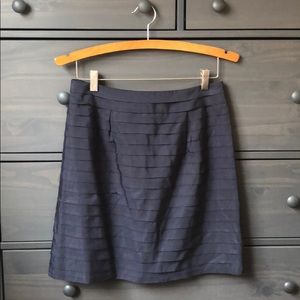 Anthropologie blue ribbon skirt